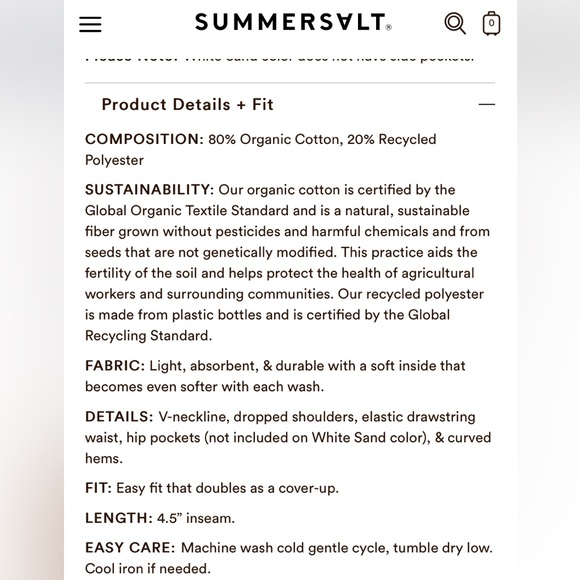 NWOT Terry Towel Romper - Picture 6 of 7